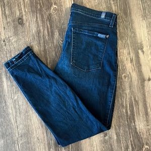 7 For All Mankind High Waist Ankle Gwenevere size 31
